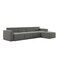 Flash Furniture Bridgetown Luxury Modular 5 Piece Sectional Sofa, Dark Gray IS-IT2231-5PCSEC-DKGRY-GG - alternate 8